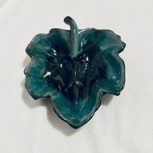 Blue Mountain Pottery Canadian Maple Leaf Shaped Candy/ Trinket/Trash Dish